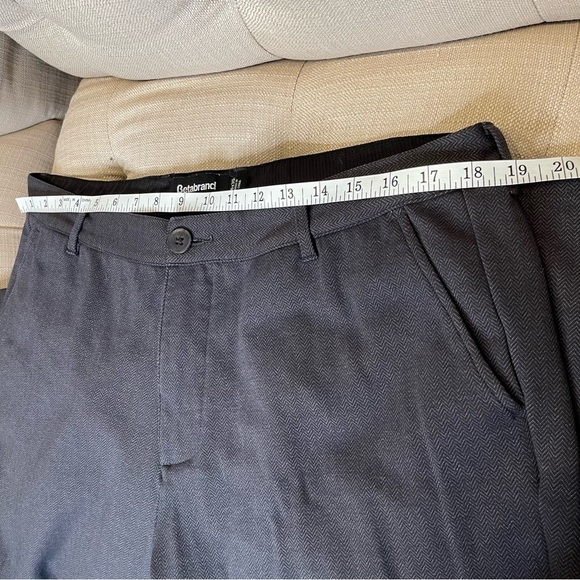 Betabrand Dress Pant Straight Charcoal Gray Size 38x30 - Picture 10 of 11